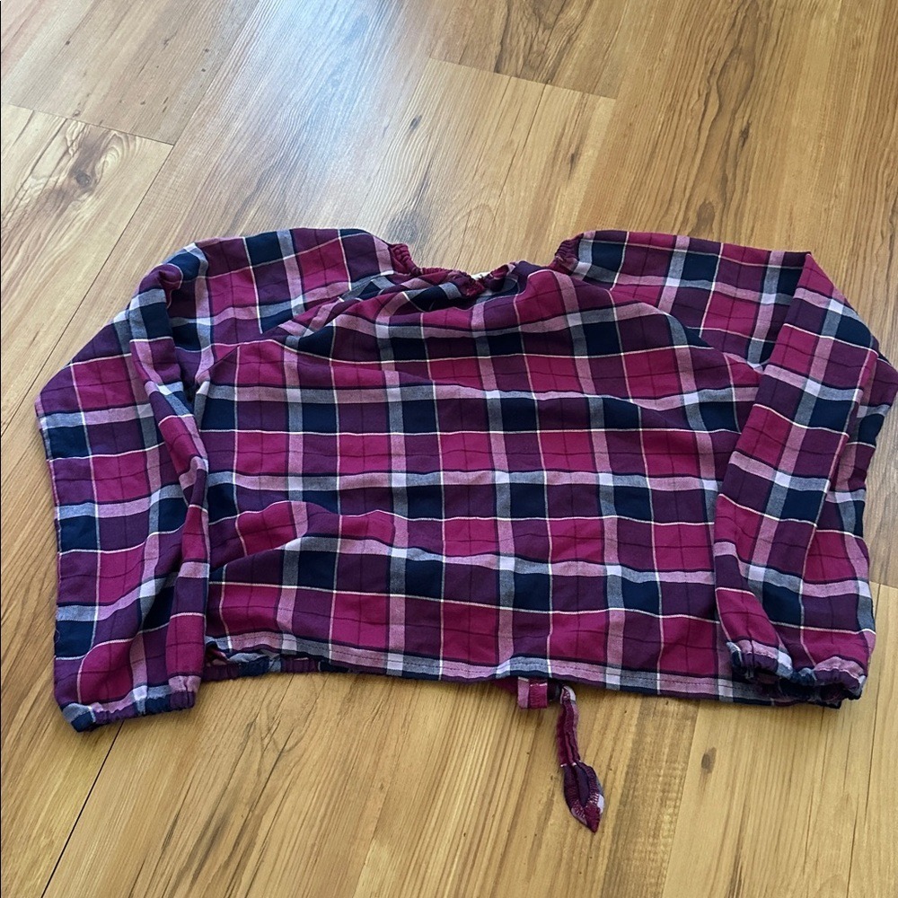 The Children's Place Girls Plaid Long Sleeve Shirt XXL 16 - Picture 6 of 7